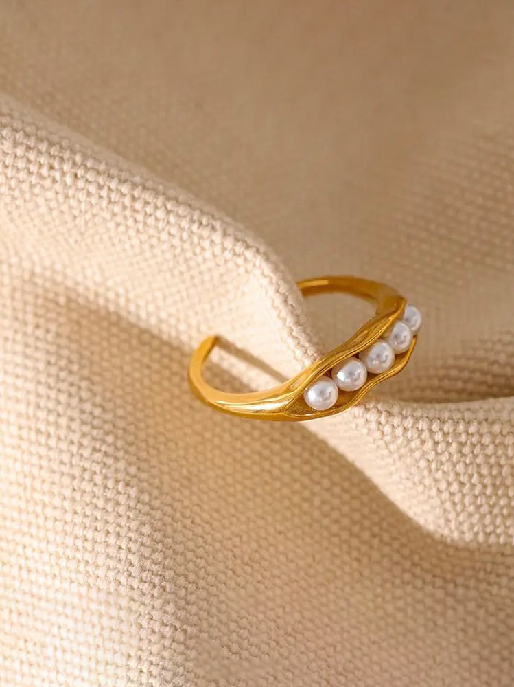 Pearl Gold Ring