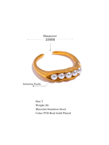 Pearl Gold Ring